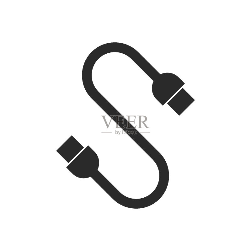 USB数据传输电缆图标图标素材