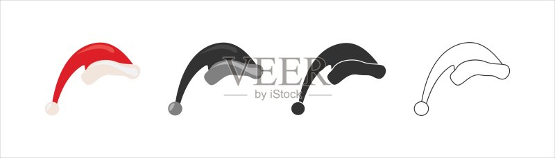 圣诞帽图标矢量素材图标素材