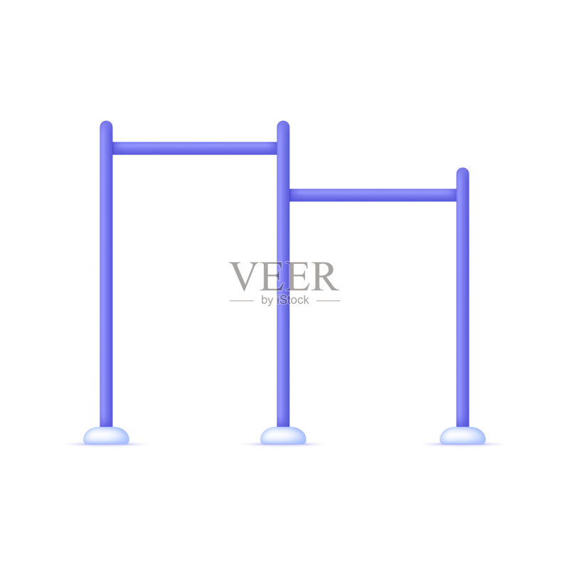 3D水平条图标图标素材