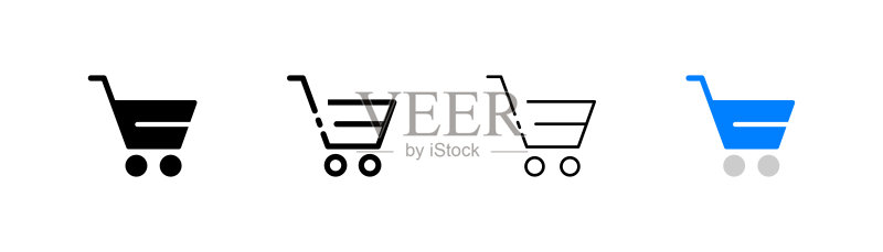 购物车图标集:移除商品、折扣、百分比、保护、安全运输等图标素材