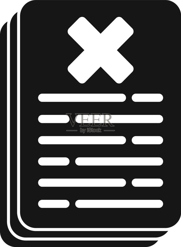 负面差评图标,简约社交媒体风格图标素材
