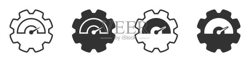 工作绩效评估图标素材矢量图图标素材