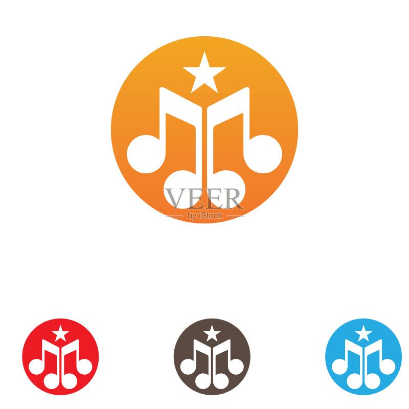 音乐符号图标设计图标素材