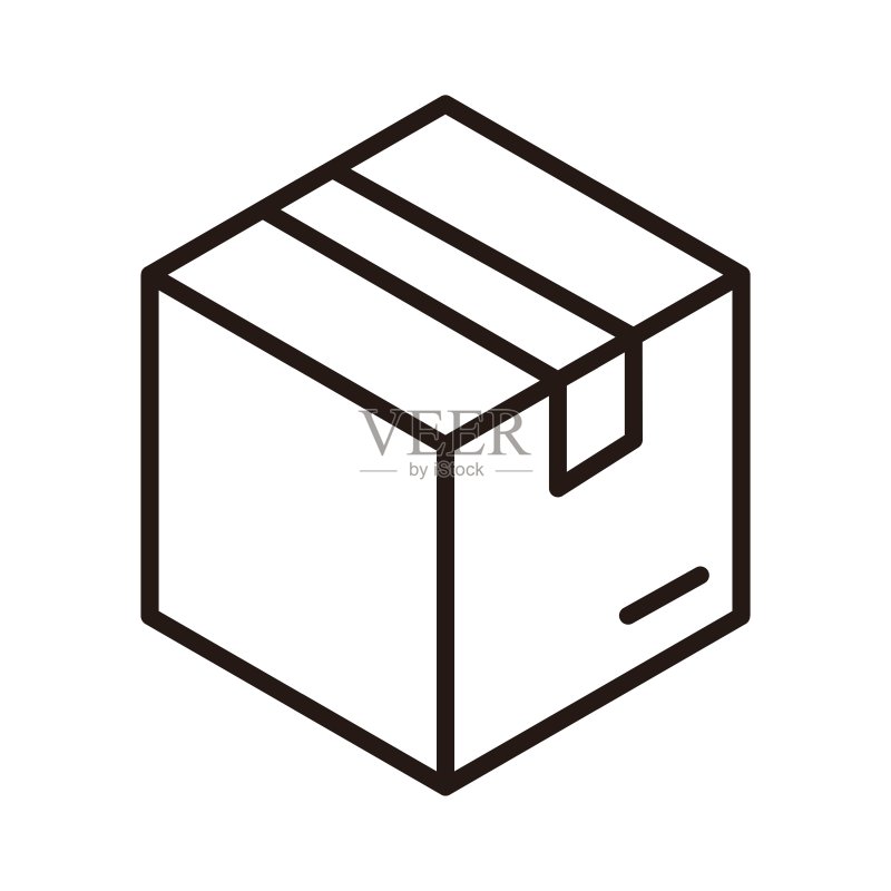 盒子图标符号设计模板图标素材