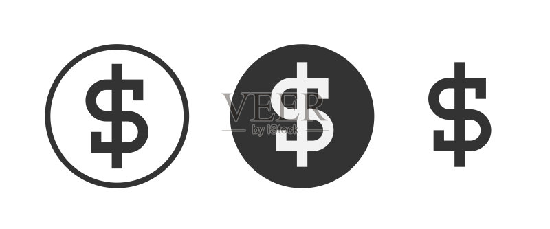 美元图标.网页图标集.矢量图图标素材