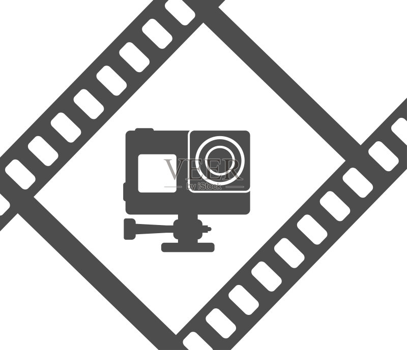 运动相机图标图标素材