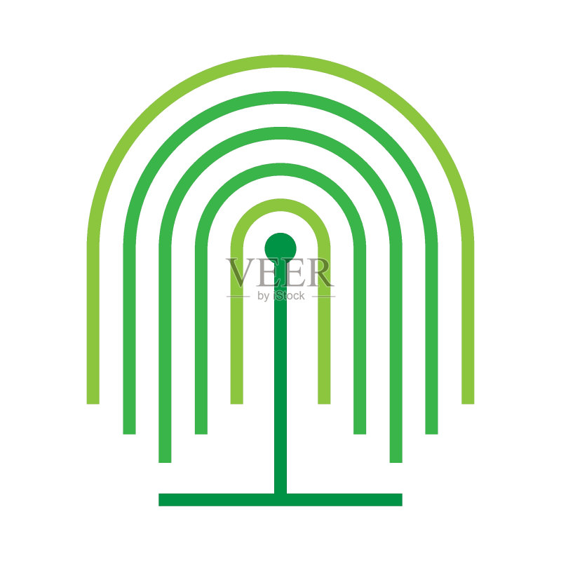 柳树图标logo设计图标素材