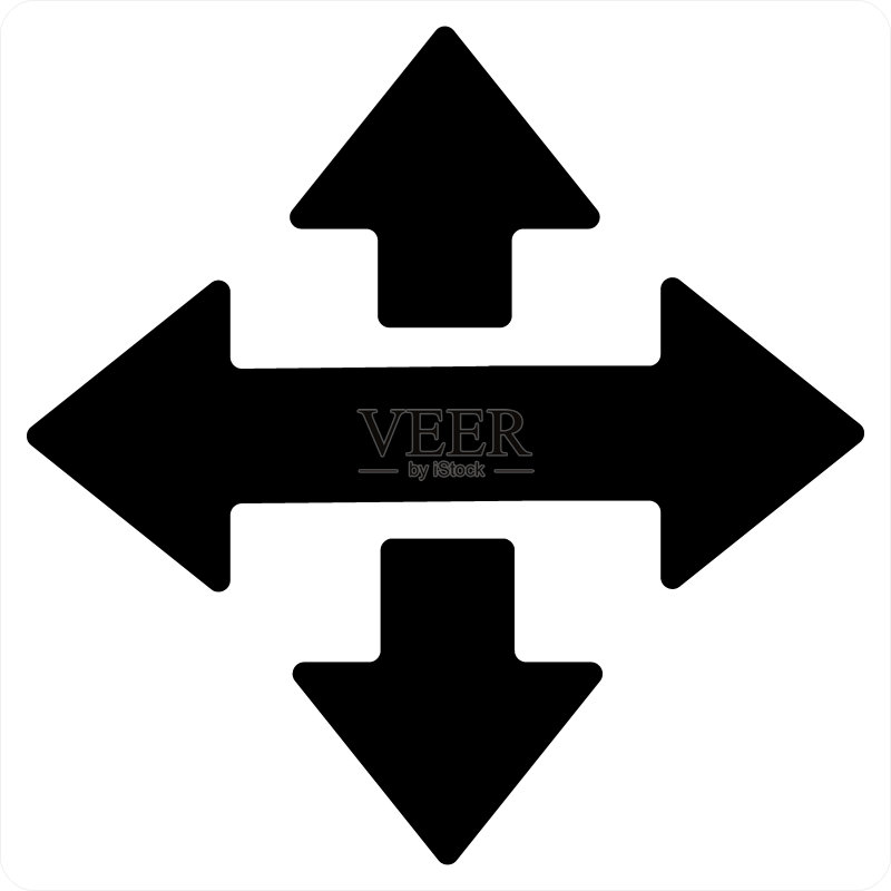 方向与路径图标概念图标素材