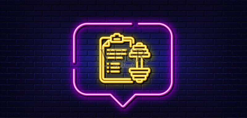 哑铃线性图标图标素材