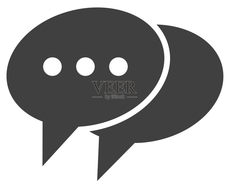 语音气泡图标图标素材