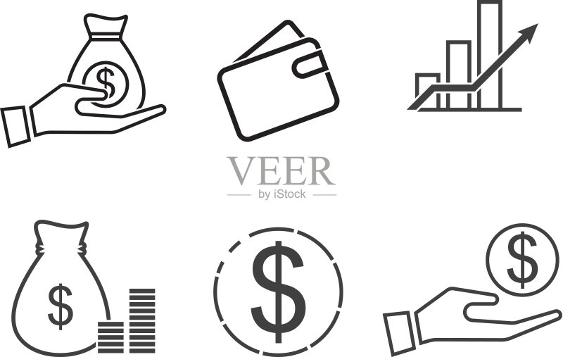 商业金融logo图标矢量图标素材