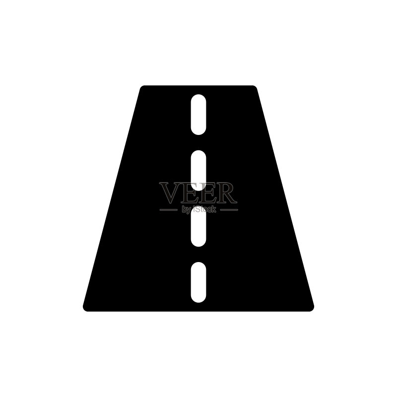 黑色道路表面UI图标图标素材