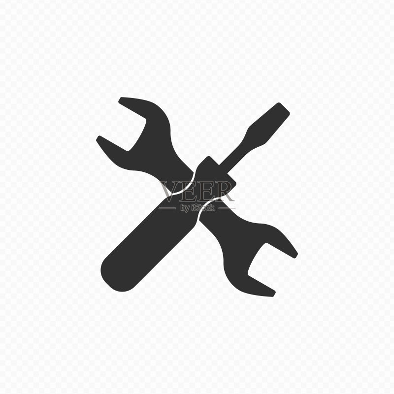 螺丝刀和扳手图标图标素材