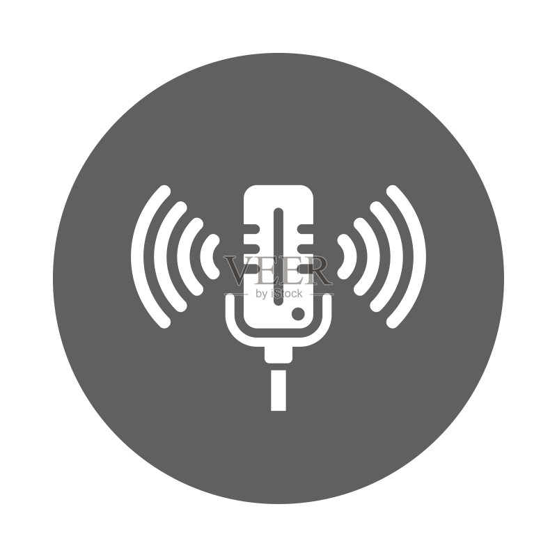 音频广播图标图标素材