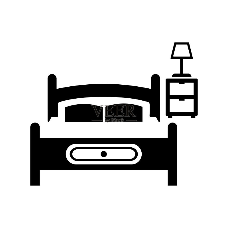 床、睡眠、卧室图标图标素材