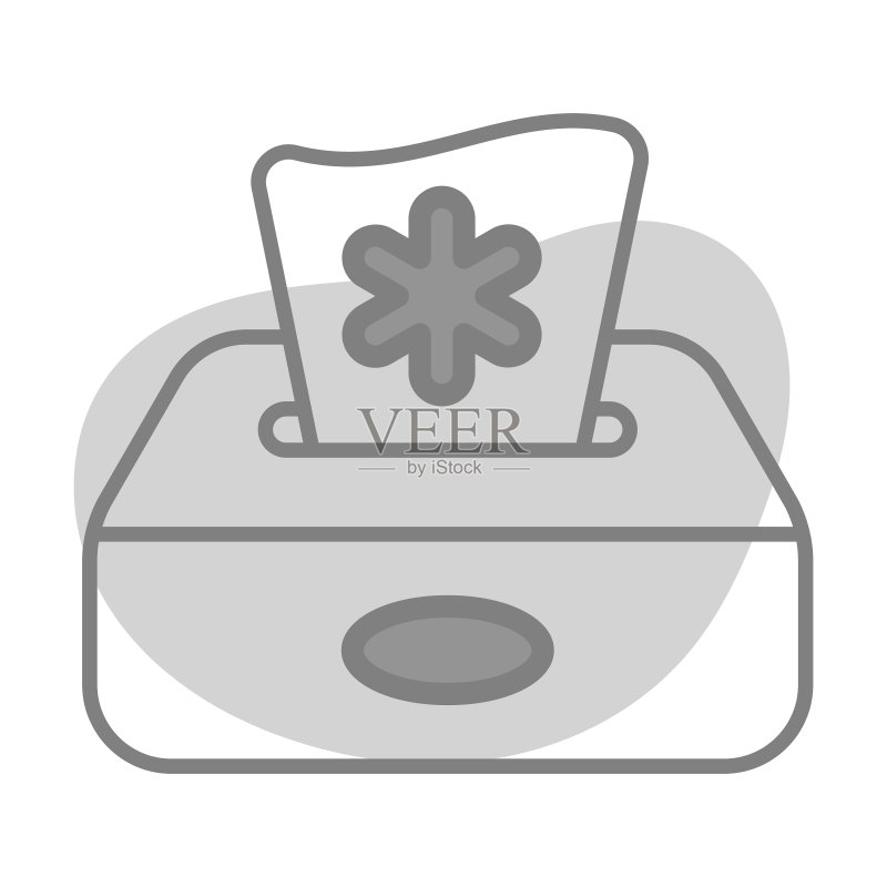 纸巾盒医疗保健图形图标图标素材