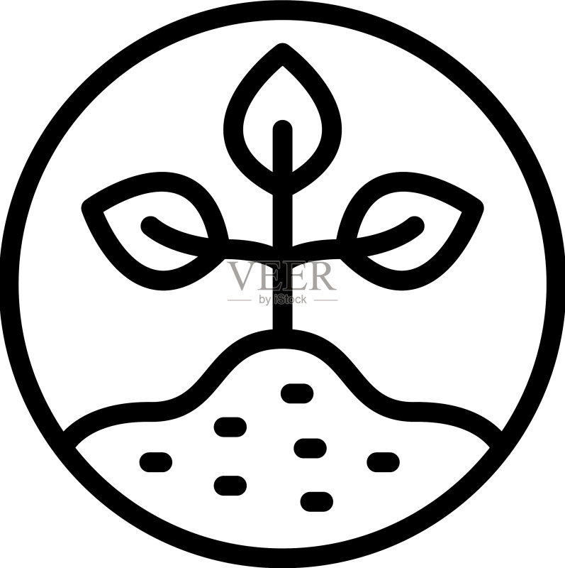植物能源生态动力图标图标素材