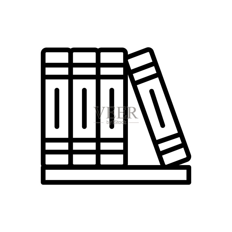 矢量图书馆图标标志图标素材