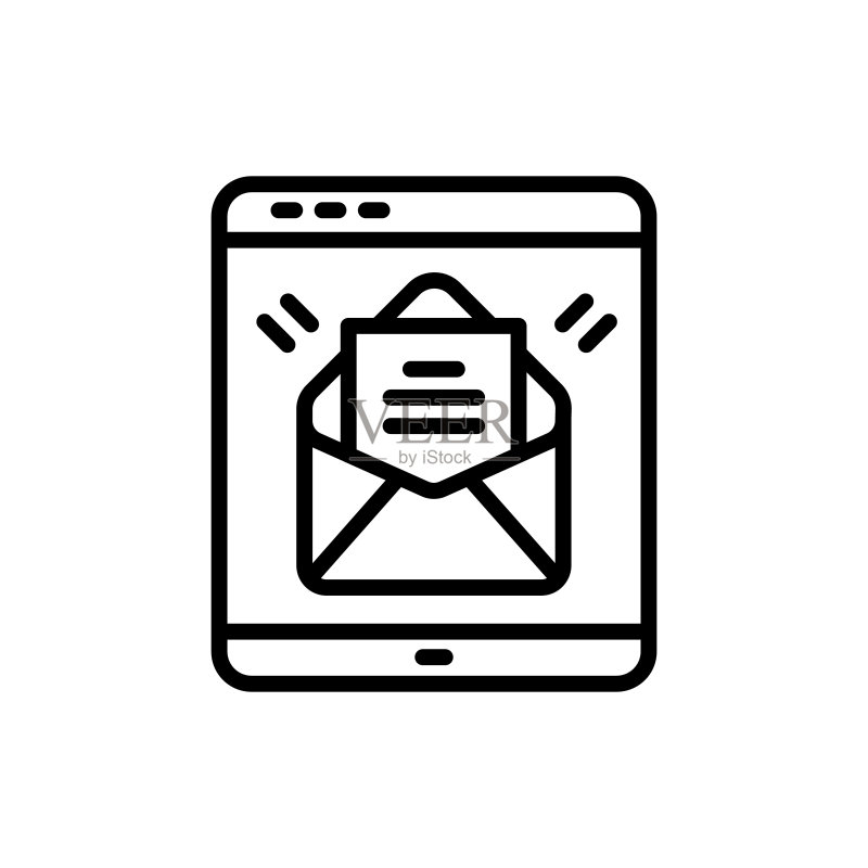 矢量邮件营销图标.标志图标素材