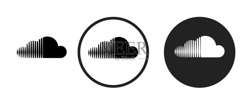 SoundCloud图标集 网站矢量图标图标素材