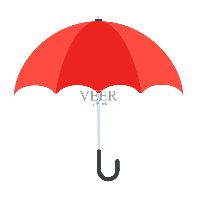 扁平风格雨伞图标设计图标素材