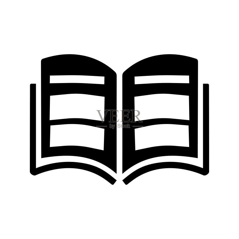 目录封面图标黑色矢量图形图标素材