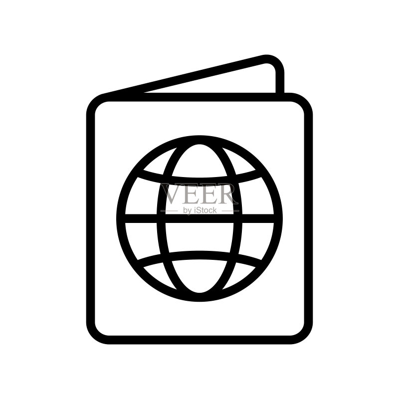 护照图标图标素材