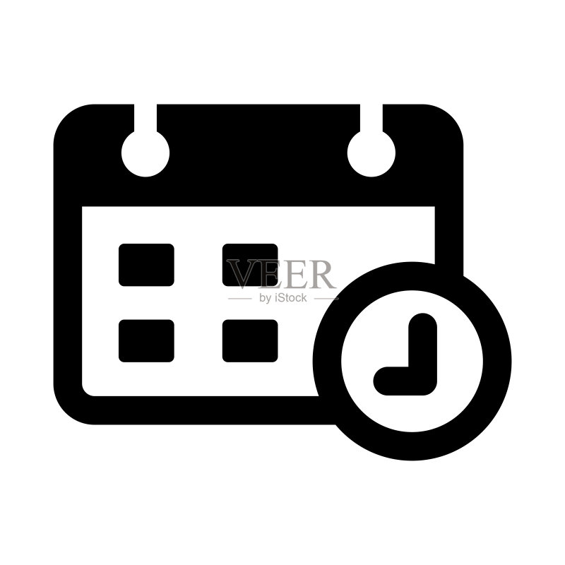 日历扁平简约图标矢量素材图标素材