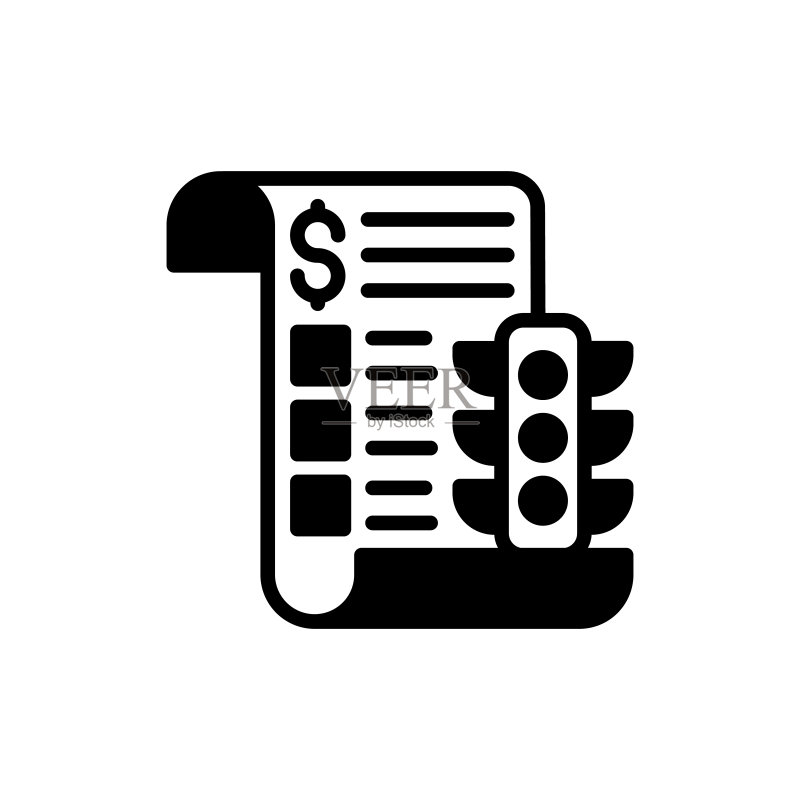 矢量项目状态图标。徽标图标素材