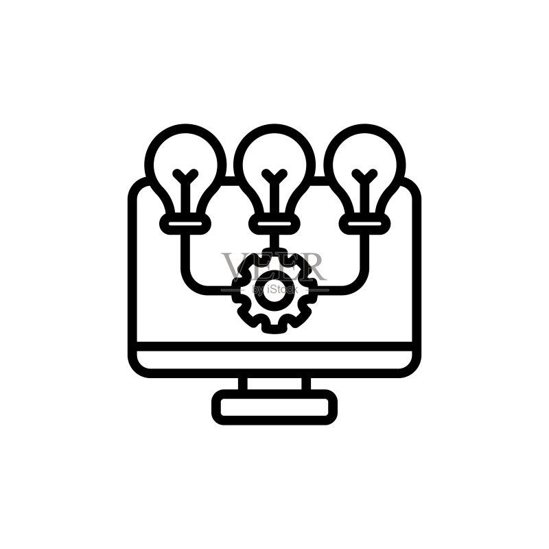 矢量新项目管理图标标志图标素材