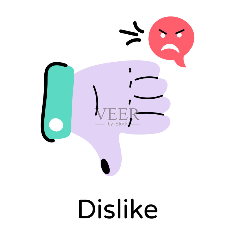 不喜欢图标素材