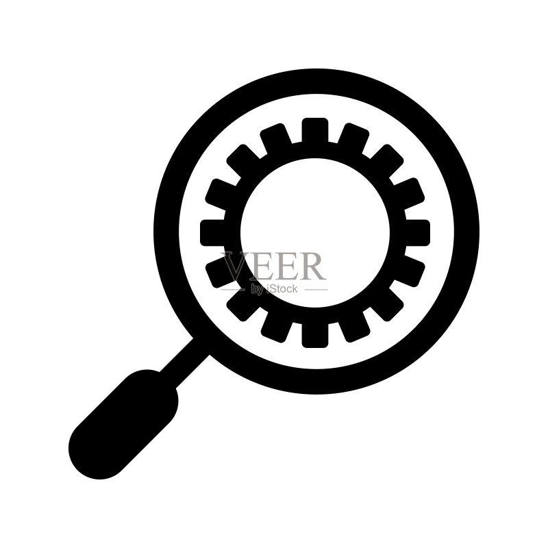 SEO搜索引擎优化图标图标素材