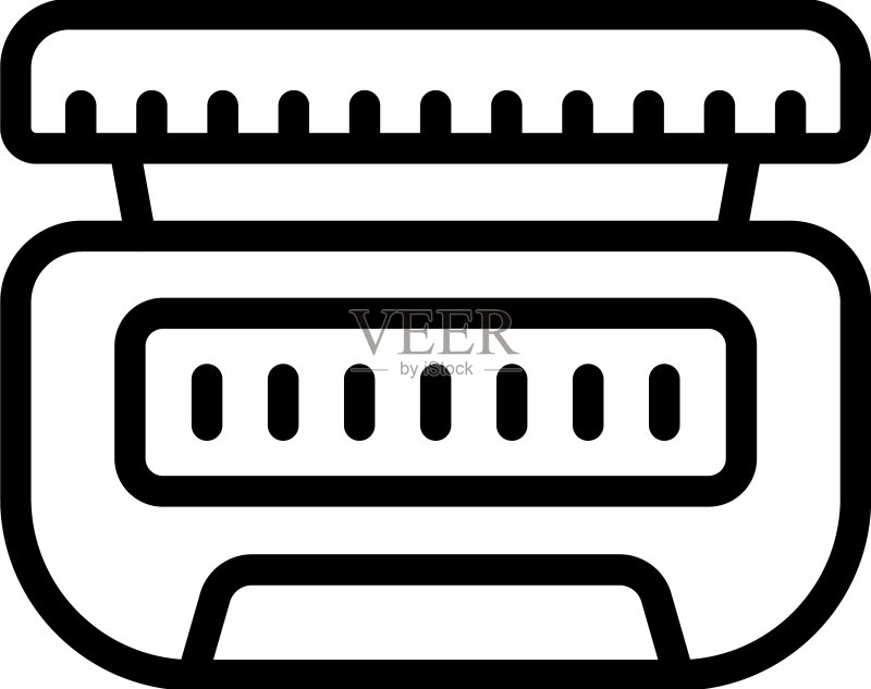 奶油罐图标轮廓化妆品护理图标素材