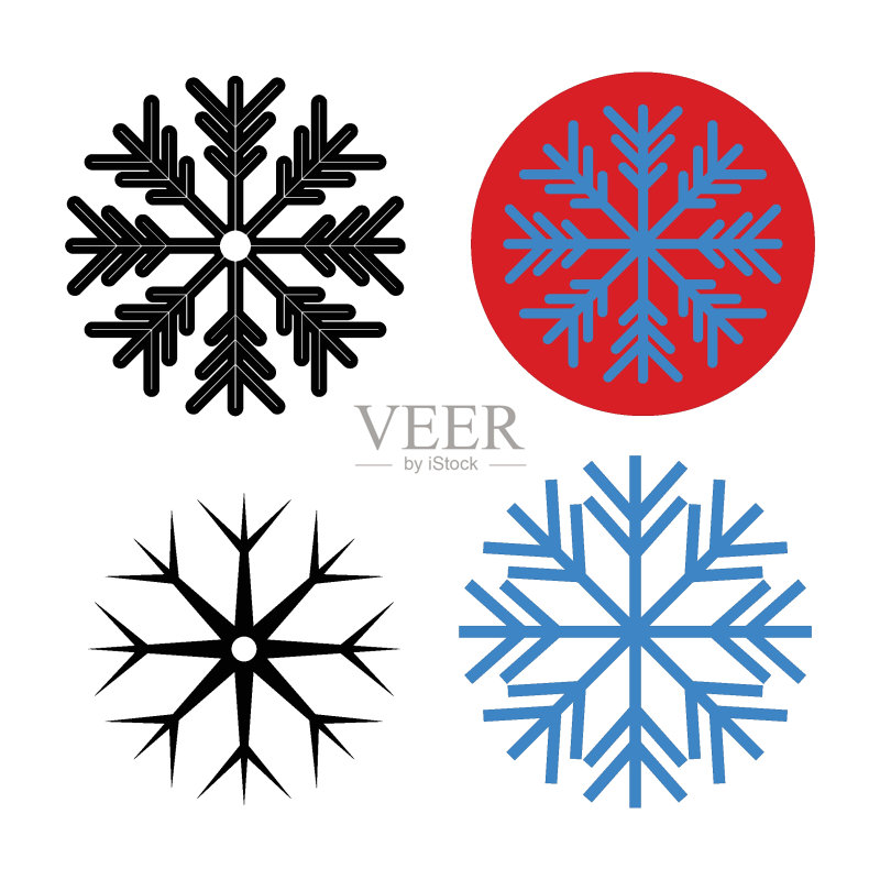 雪花图标矢量素材图标素材