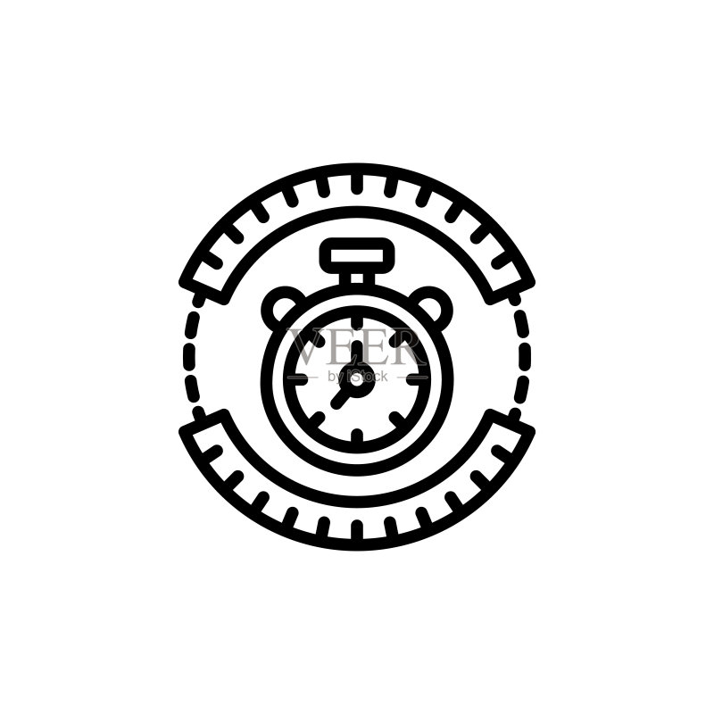 矢量时间戳图标标志图标素材