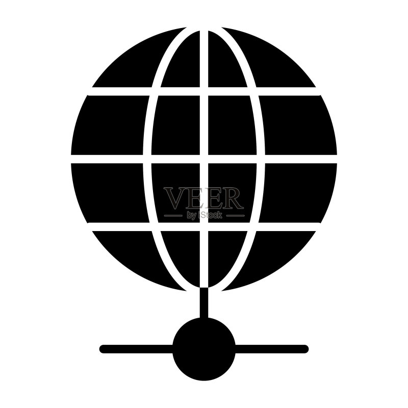全球网络图标设计,易于使用的矢量图图标素材