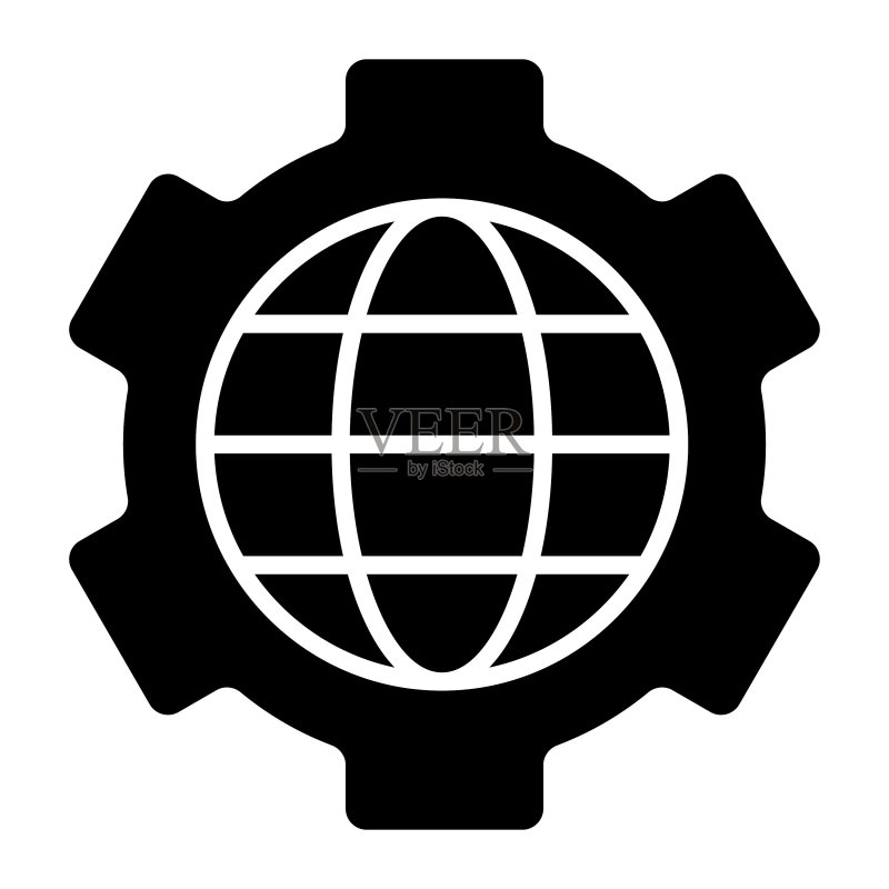 全球服务矢量图标图标素材