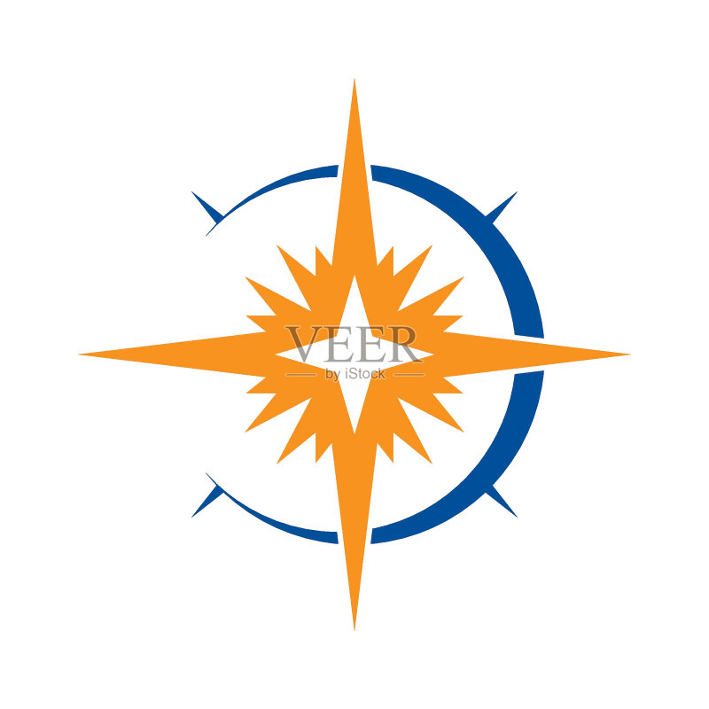 指南针Logo图标设计图标素材