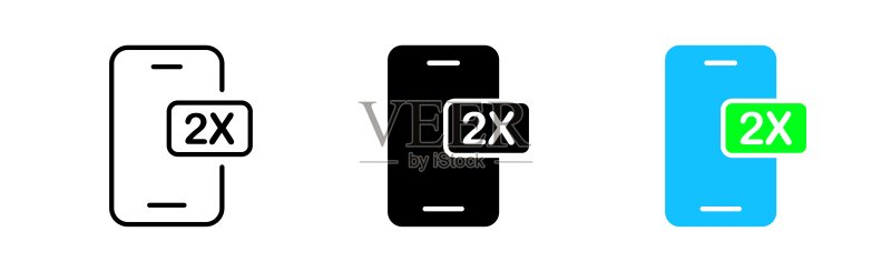 图标数量集:智能手机、电子产品、商店、销售、购买、2倍速、倒带、动画速度,技术概念,不同风格的矢量线条图标图标素材