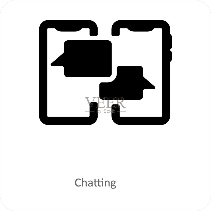 聊天和消息图标概念图标素材