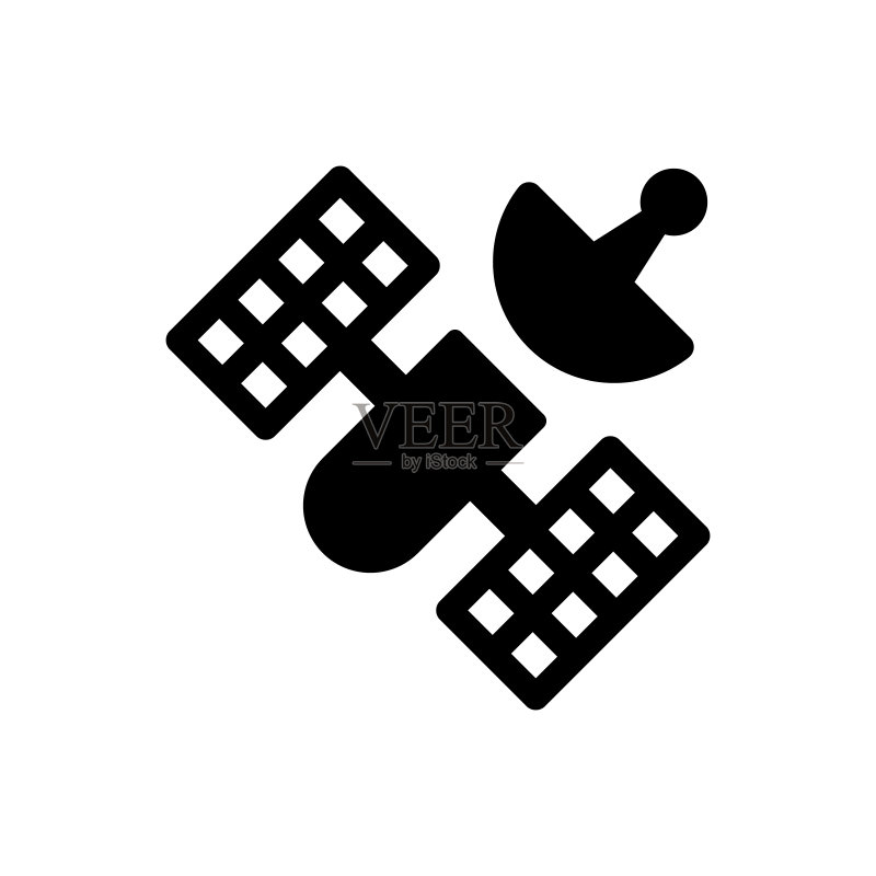 太空GPS卫星图标图标素材