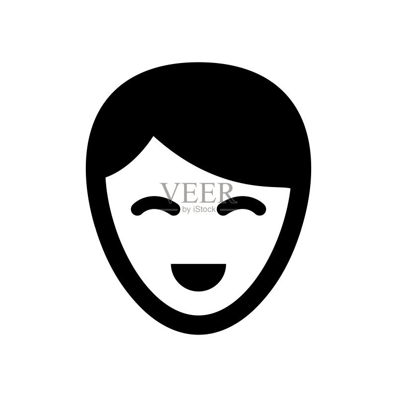 男子快乐表情图标图标素材