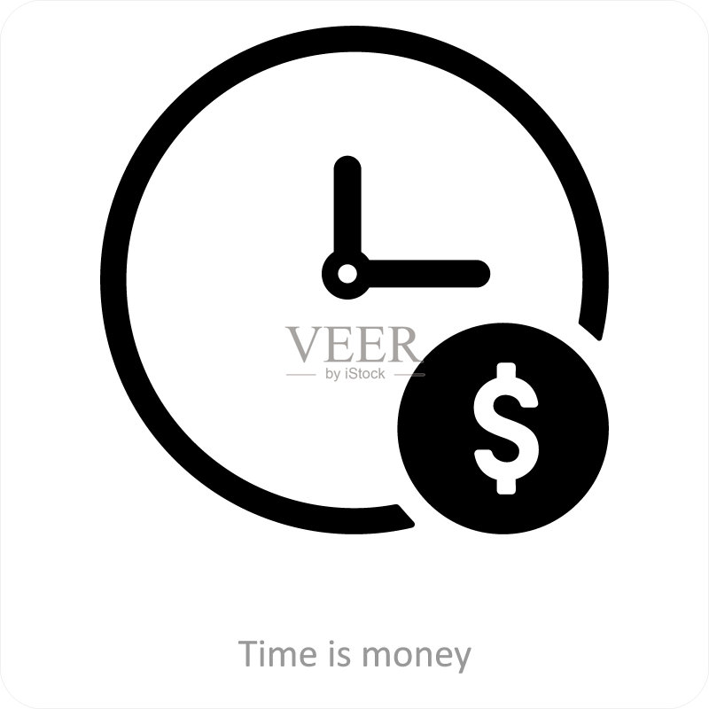 时间就是金钱图标概念图标素材