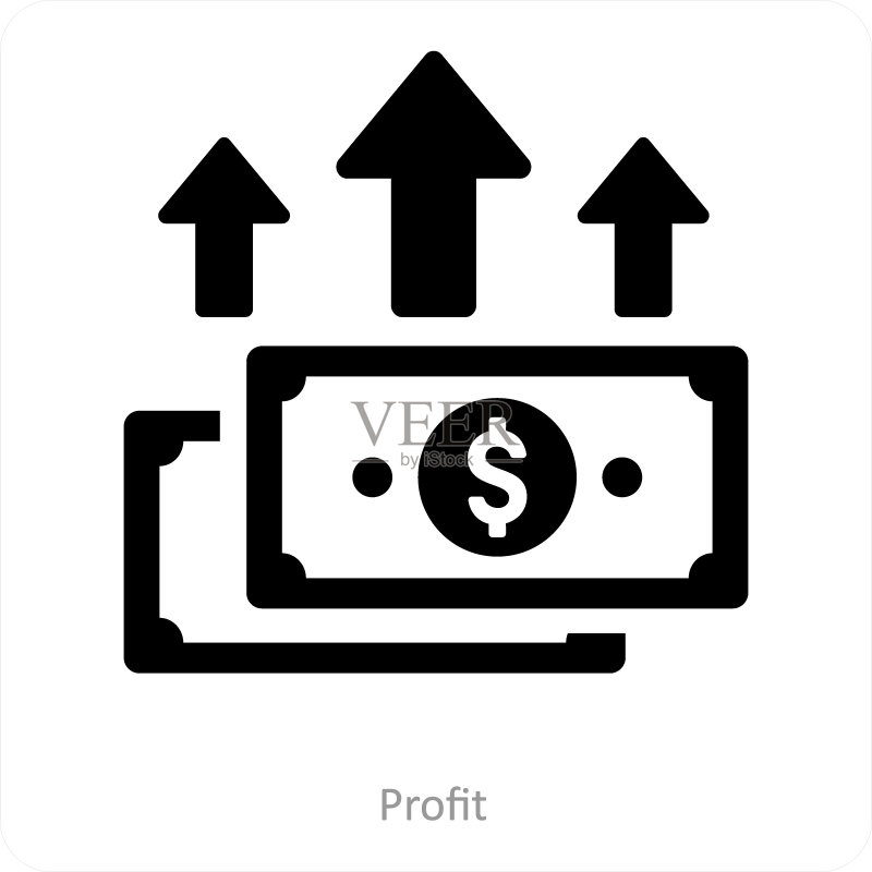 利润与金融图标概念图标素材