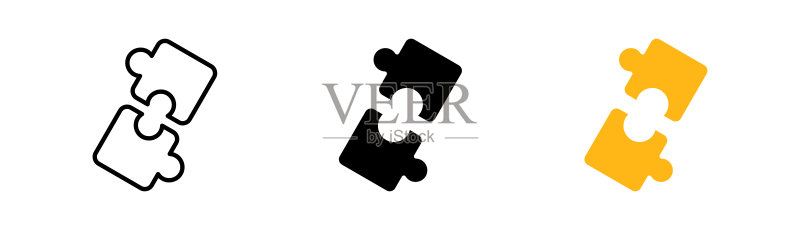 拼图套装图标图标素材