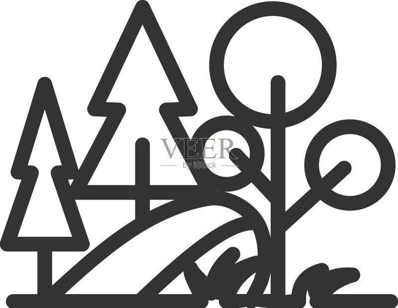 树木logo模板图标图标素材