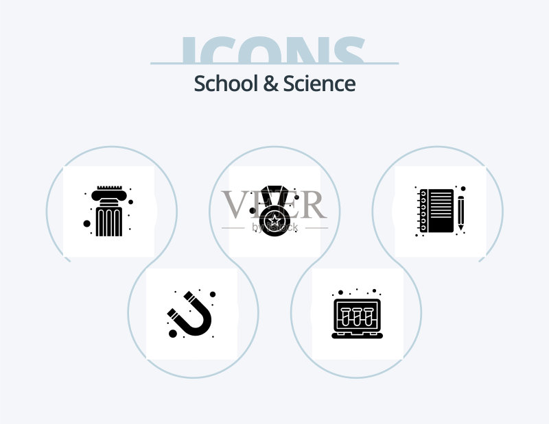 学校和科学符号图标包5图标素材