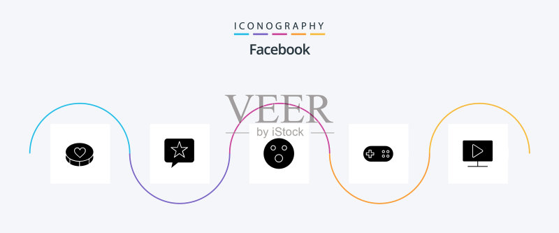 Facebook电脑字形图标包图标素材