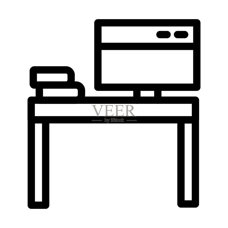工作区粗线条图标图标素材