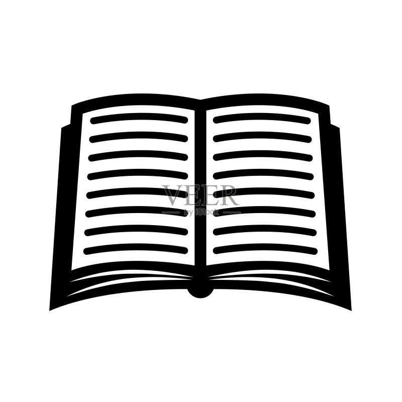 书籍图标。矢量设计元素图标素材
